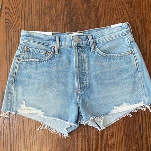 NWT Women’s AGOLDE Parker Vintage Cut-Off Short in Animate Size 27
